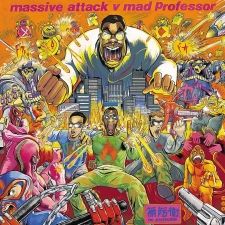 MASSIVE ATTACK V MAD PROFESSOR - No Protection LP